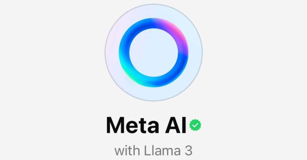 A screenshot of the Meta AI logo