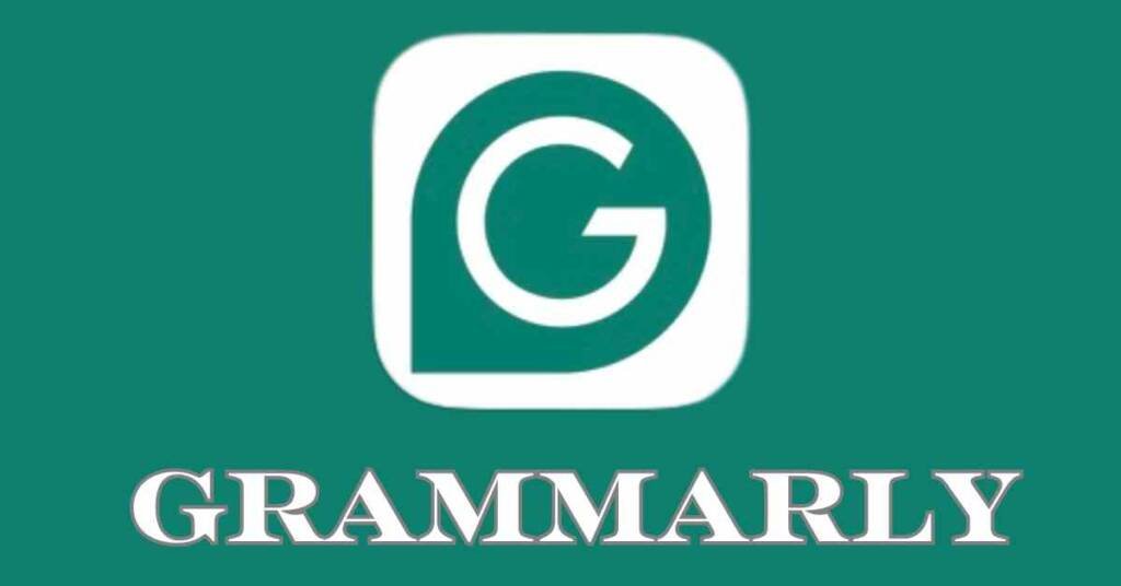 Grammarly logo in blue with text